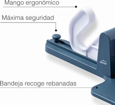 Слайсер для колбас, лезвие из нержавеющей стали, 29 x 19 x 10,5 см, серый LACOR