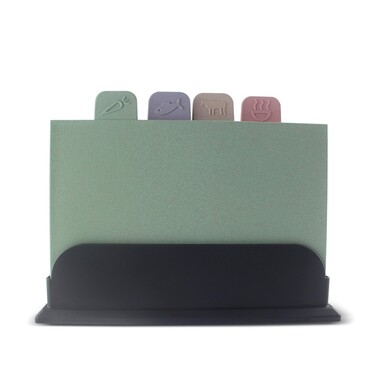 Набір з 4-х обробних дошок Fissman 28x22 см пластик (8050)