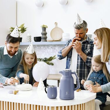 Термос-кофейник 2 л, морской голубой Ideus