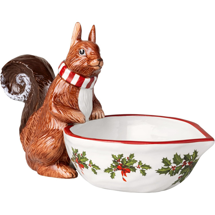 Сервірувальна різдвяна миска 25 см із фігуркою білки Toy's Fantasy Villeroy & Boch