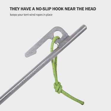 Титановые колышки для походов на открытом воздухе 6 шт. iBasingo