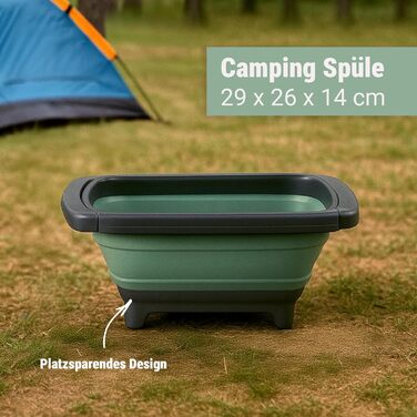 Складана раковина 29 х 26 х 14 см Tool & Tree