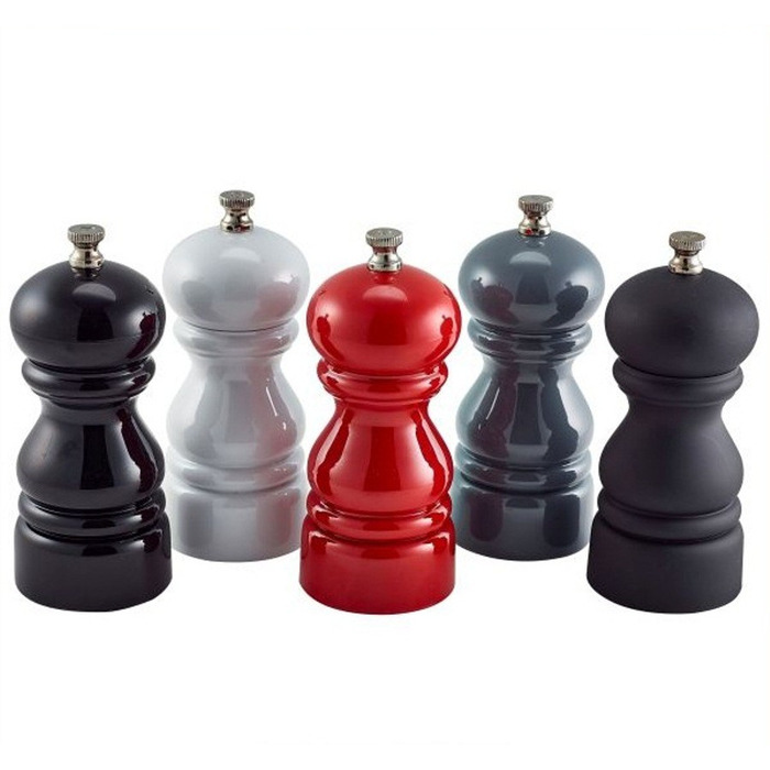 Млин для солі та перцю, 12.7 см, чорний матовий, GenWare