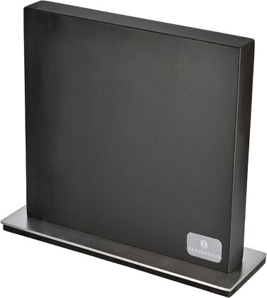 Магнітний ножовий блок, двосторонній, надзвичайно сильний магніт, твердий чорний лакований гумове дерево Каучукове дерево чорний, 78145