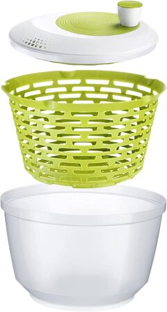 Спиннер для салата 4.4 л, ø 23.5 см, пластик, яблочно-зеленый, 4 шт Westmark