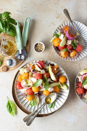 Ніж для карвінгу  паризька ложка 18 см, зелений Ecolution Fackelmann