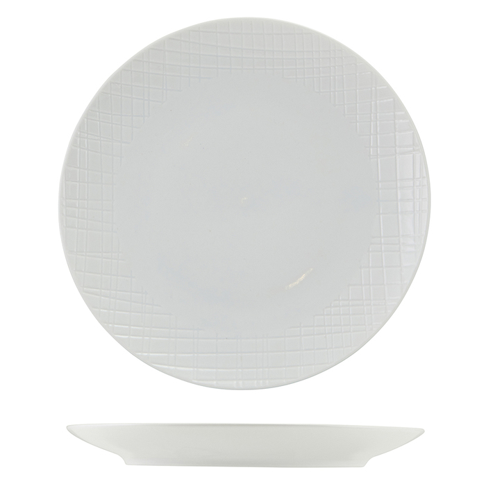 Тарілка 20 см, Incise Porcelain Lavara, GenWare