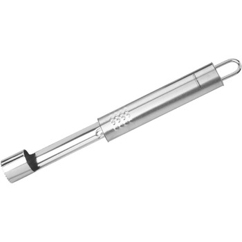 Відкривачка Fackelmann OVAL GRIFF, практична відкривачка для консервів з нержавіючої сталі, універсальна відкривачка з ергономічною ручкою (колір сріблястий), кількість ука (20 x 2,2 x 2 см)