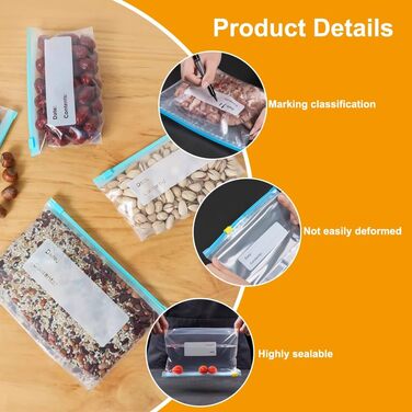 Вакуумні пакети 70 пакетів 10 х 20/ 15 х 23/ 27 х 30 см KineticKraft