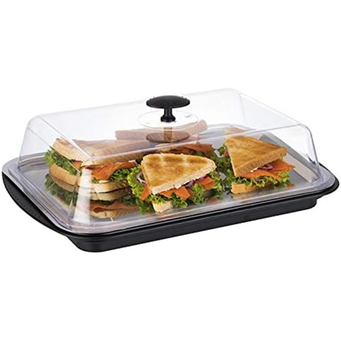 Термотарелка для подачи с крышкой 43 x 29 x 14 см APS