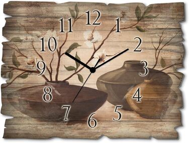 Настінний годинник без цокання 40 x 30 см ARTLAND