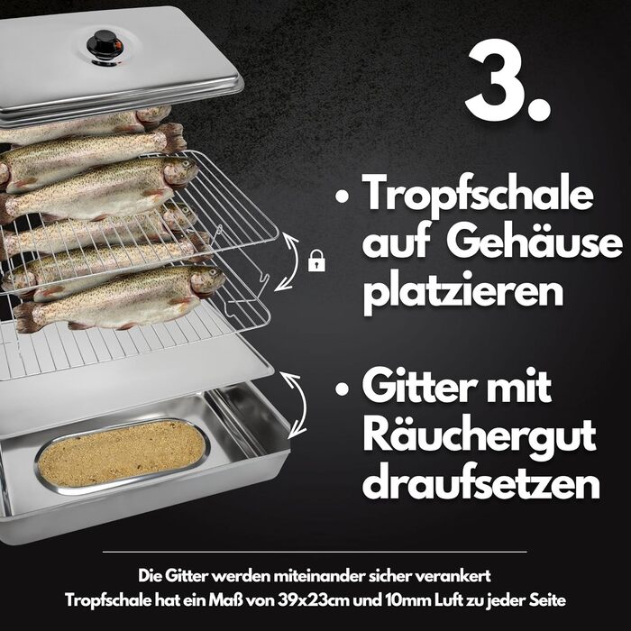 Набір настільних коптильень з нержавіючої сталі з аксесуарами Deluxe Eversmoke