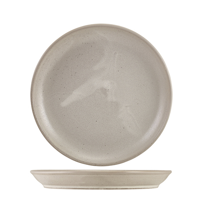 Тарілка кругла 24 см, Terra Stoneware Antigo Cinza, GenWare