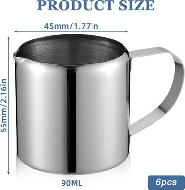 Набір ковшів для молока 6 шт. 90мл BAIFULAI