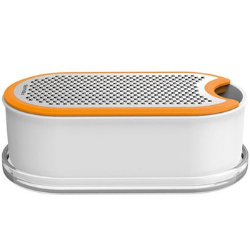 Терка с контейнером белая Fiskars Functional Form (1019530)
