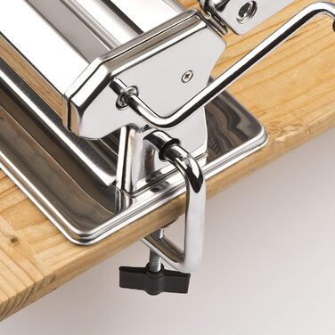 Машинка для пасти G3 Ferrari G20121 Sfoglia Mia, ролики 15 см, 9 налаштувань товщини, 5 видів пасти, корпус з нержавіючої сталі, аксесуари в комплекті, білий колір, з мотором