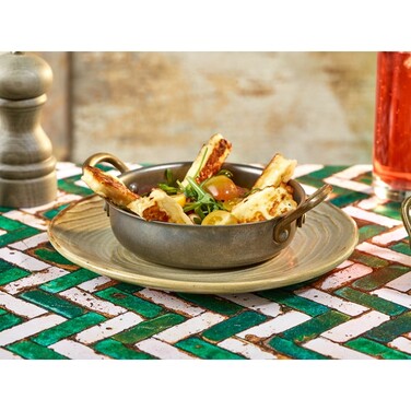 Сковорода для подачи 13.5*3.75 см, 460 мл, круглая, металлическая, Vintage Steel, GenWare