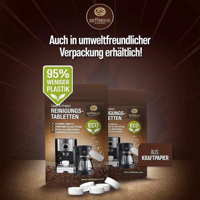 Засіб для чищення кавомашин 250 таблеток Coffeeano