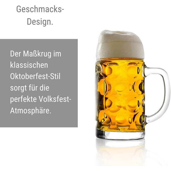 Набір з 6 пивних кухлів 0,5 л, Isar Stölzle Lausitz