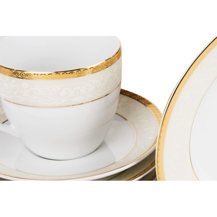 Кавовий сервіз 18 предметів, 6 персон Konsimo