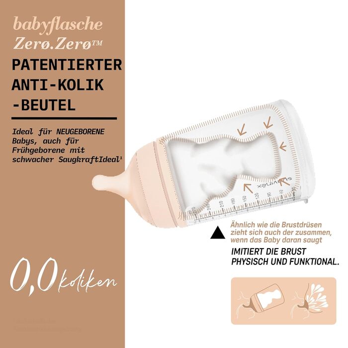 Пляшечка для годування 270 мл Zero Zero SUAVINEX