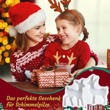 И силіконова форма ялинка форми для лиття ялинки силіконові гіпсові форми для лиття свічок форми для лиття різдвяні силіконові форми ялинка своїми руками (D), 3 шт.