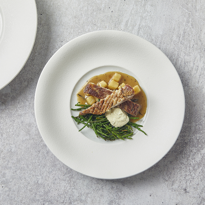 Тарелка глубокая 26 см, Incise Porcelain Lustre, GenWare