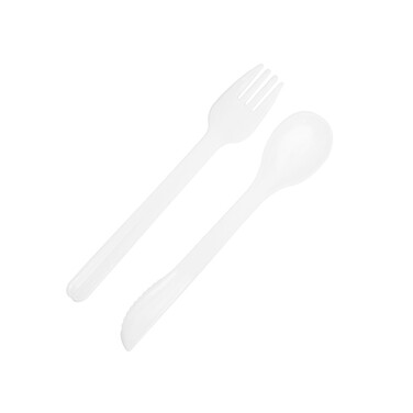 Ланч-бокс Fissman подвійний 19х9х8,7 см / 800 мл, колір коричнівий пластик (16745)