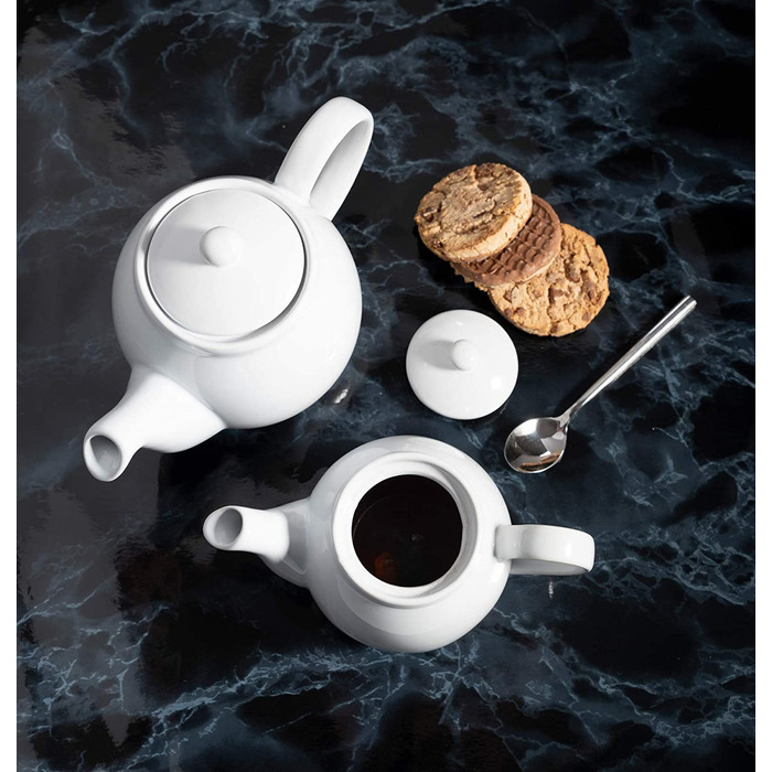 Чайник заварювальний London Pottery PRIME, кераміка, білий, 1500 мл