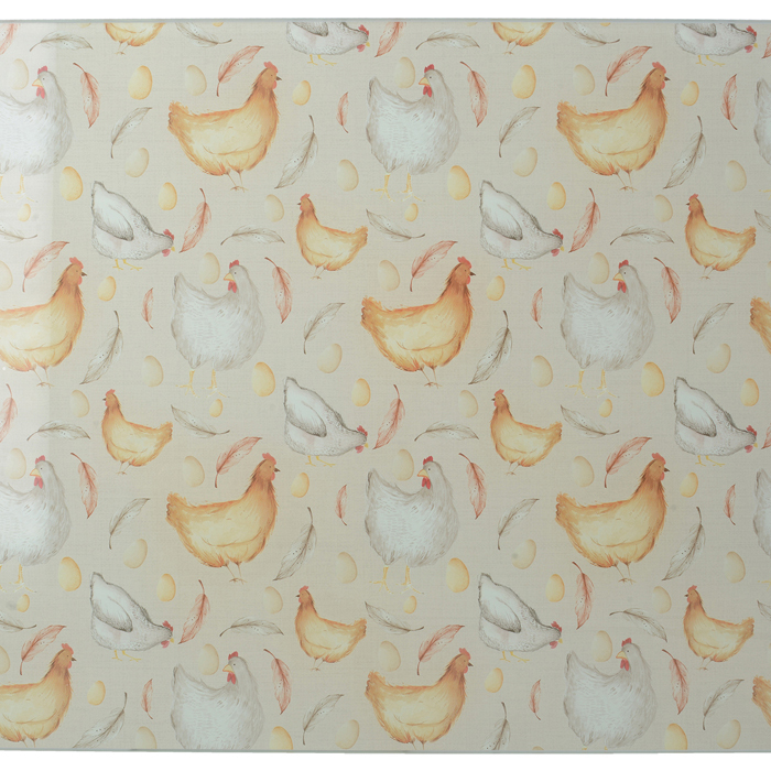 Дошка кухонна CreativeTops FEATHER LANE, скляна, 40 х 30 см