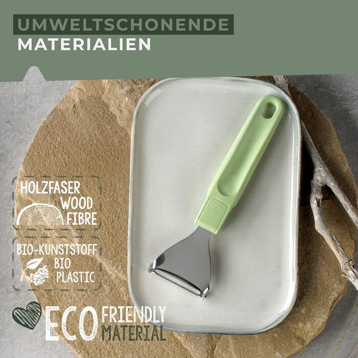 Овочечистка 18 см, зелена Ecolution Fackelmann