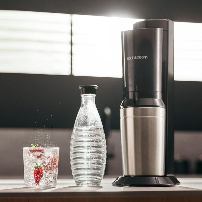 Набір для газування води, 3 предмети, чорний Crystal 3.0 SodaStream