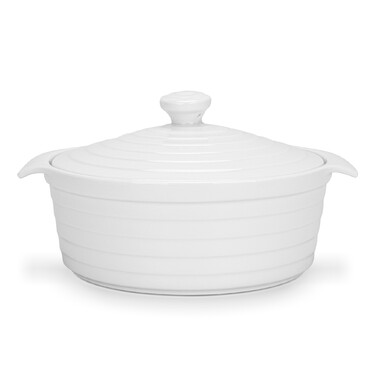 Кастрюля Fissman с крышкой 21,5х8 см/1,5 л фарфор (14165)