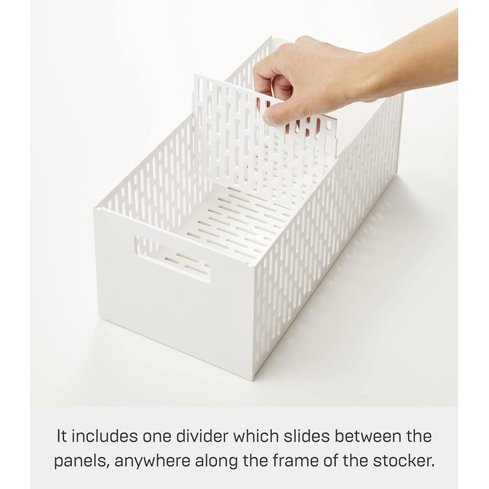 Штабелируемая овощная корзина для овощей, пластиковая, (один размер, белая)