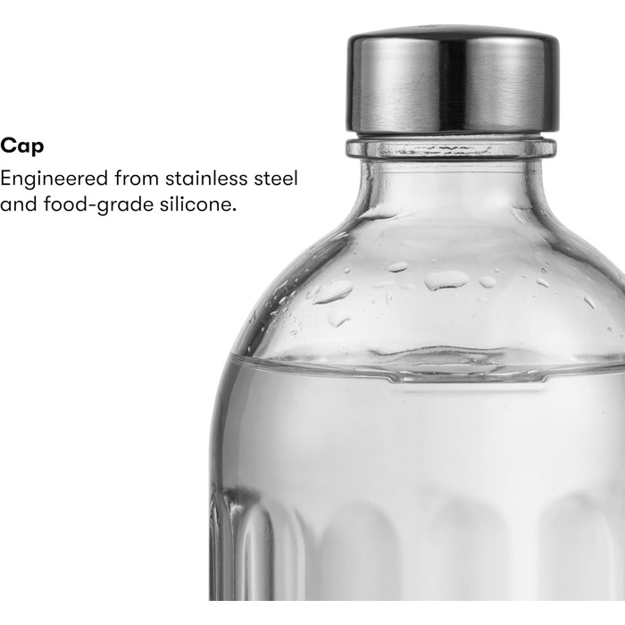 Скляна пляшка 0,8 л для апарату газування води Carbonator Pro Aarke