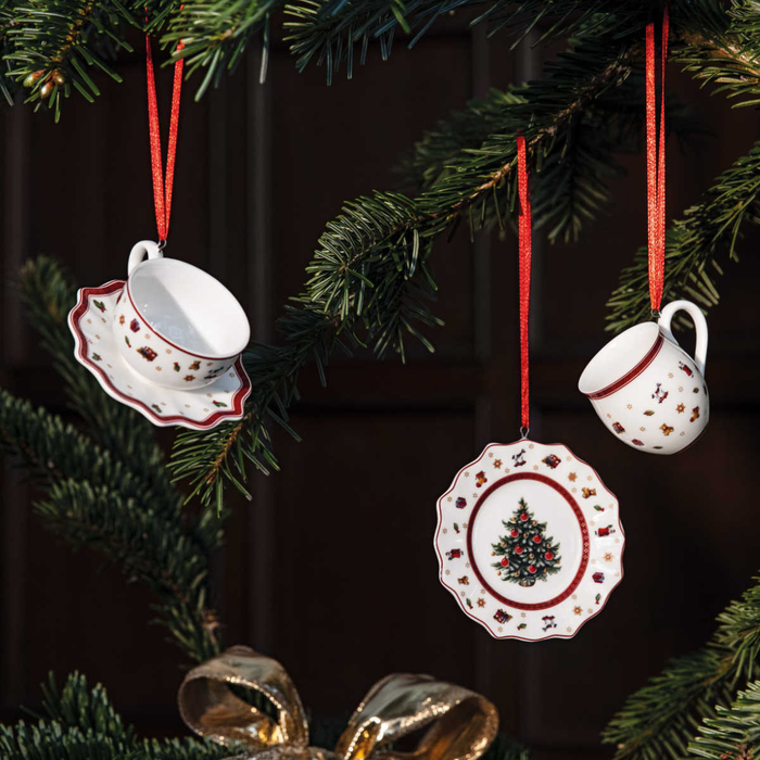 Набір підвісок 6,3 см, 3 предмета, Toys Delight Villeroy & Boch