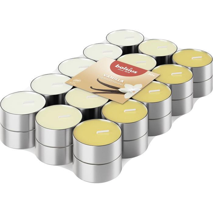 Чайні свічки, час горіння 3,5 години, діаметр 38 мм bolsius