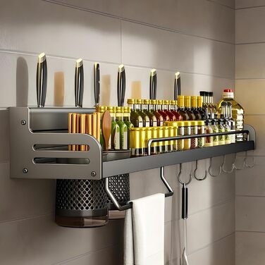 Настінний органайзер для кухонного приладдя 40 см Jlobnyiun