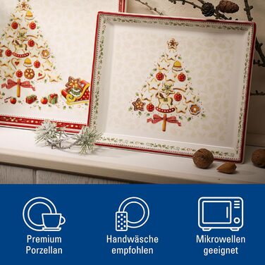 Блюдо сервировочное, маленькое 27 x 22 см Winter Bakery Delight Villeroy & Boch