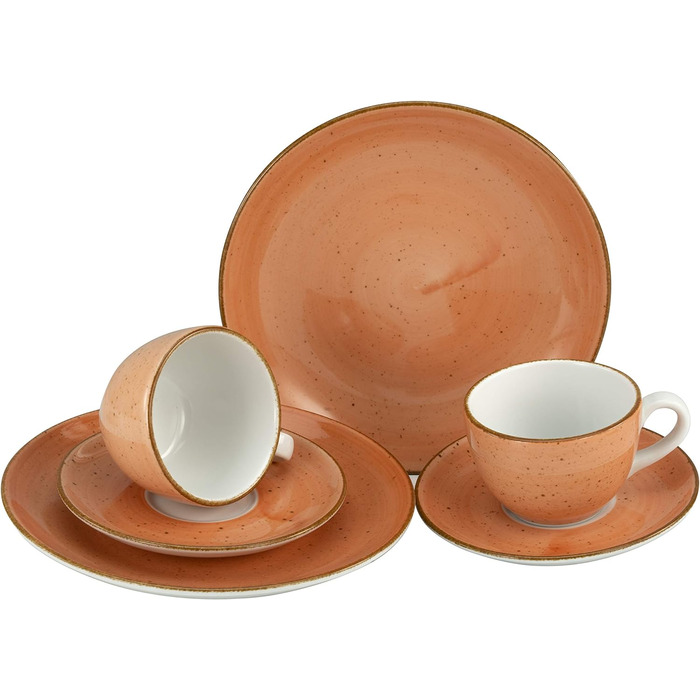 Набор посуды на 2 персоны, 6 предметов, терракотовый Vintage Nature Creatable