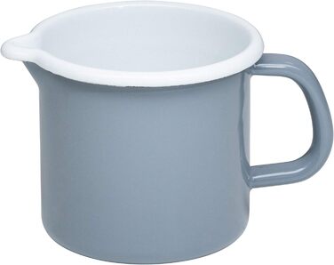 Горщик з дзьобом 10 0,75 л, Country Special Edition Flora, діаметр 0,75 літра, висота емалі, індукційна (12 см, сірий), 0039-070