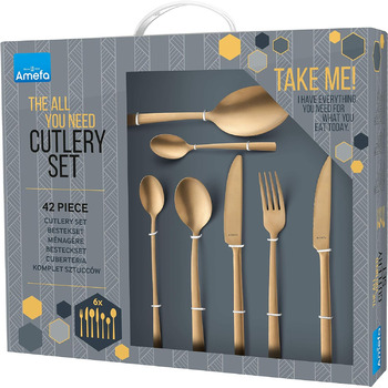 Набір столових приладів на 6 персон, 42 предмети Manille Amefa