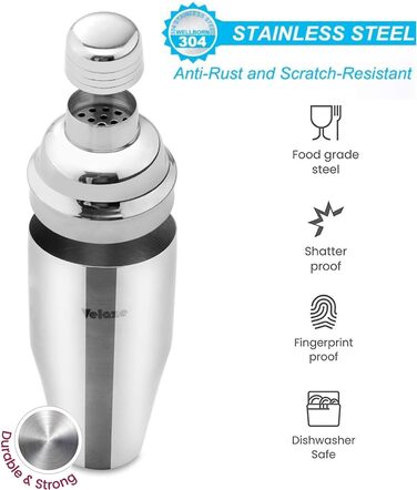 Набір шейкерів для коктейлів 10 предметів Velaze