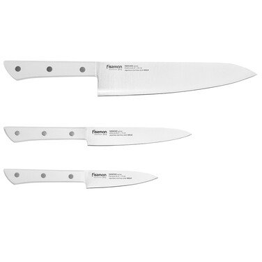 Набір ножів Fissman 3 придметів YAMAZAKI 420J2 сталь (2712)