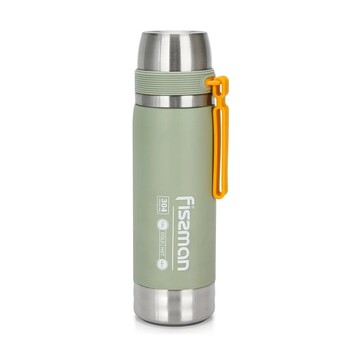 Термос Fissman 600 мл цвет светло-зеленый нержавеющая сталь (9877)
