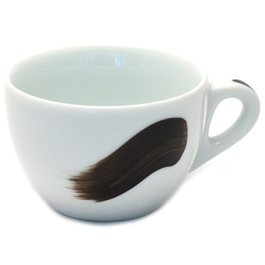 35199 Чашка Large Cappucino 260 мл Black stroke A 'Verona/Palermo Millecolori Hand Painted Single Br