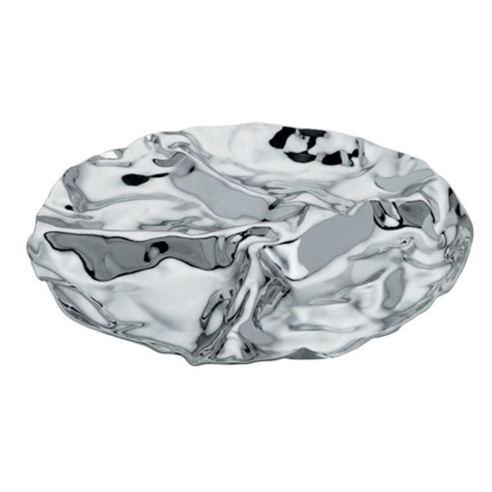 Блюдо 32,3х4х32,3 см металлик Pepa Alessi