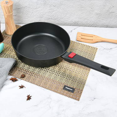 Глубокая сковорода Fissman OFELIA 24x6,5см со съемной ручкой (14251)