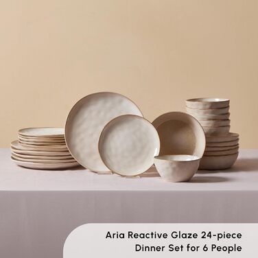 Набір посуду Karaca Aria Stoneware 24 предмети на 6 персон