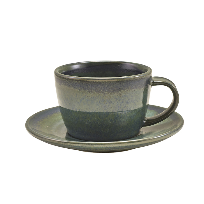 Блюдце 14.5 см, зеленое, Terra Porcelain Aqua Green, GenWare